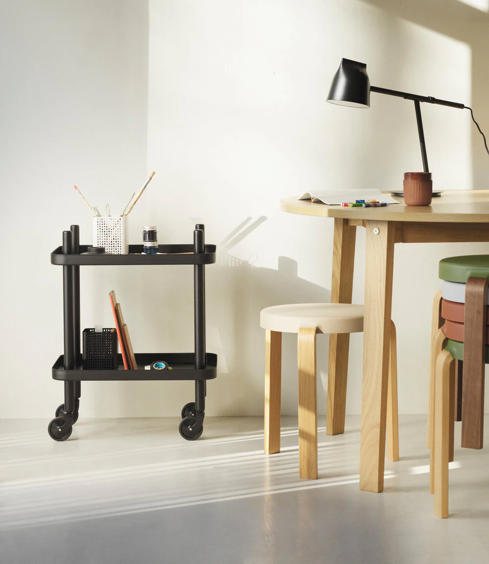 Normann Copenhagen  Block rullebord - sort