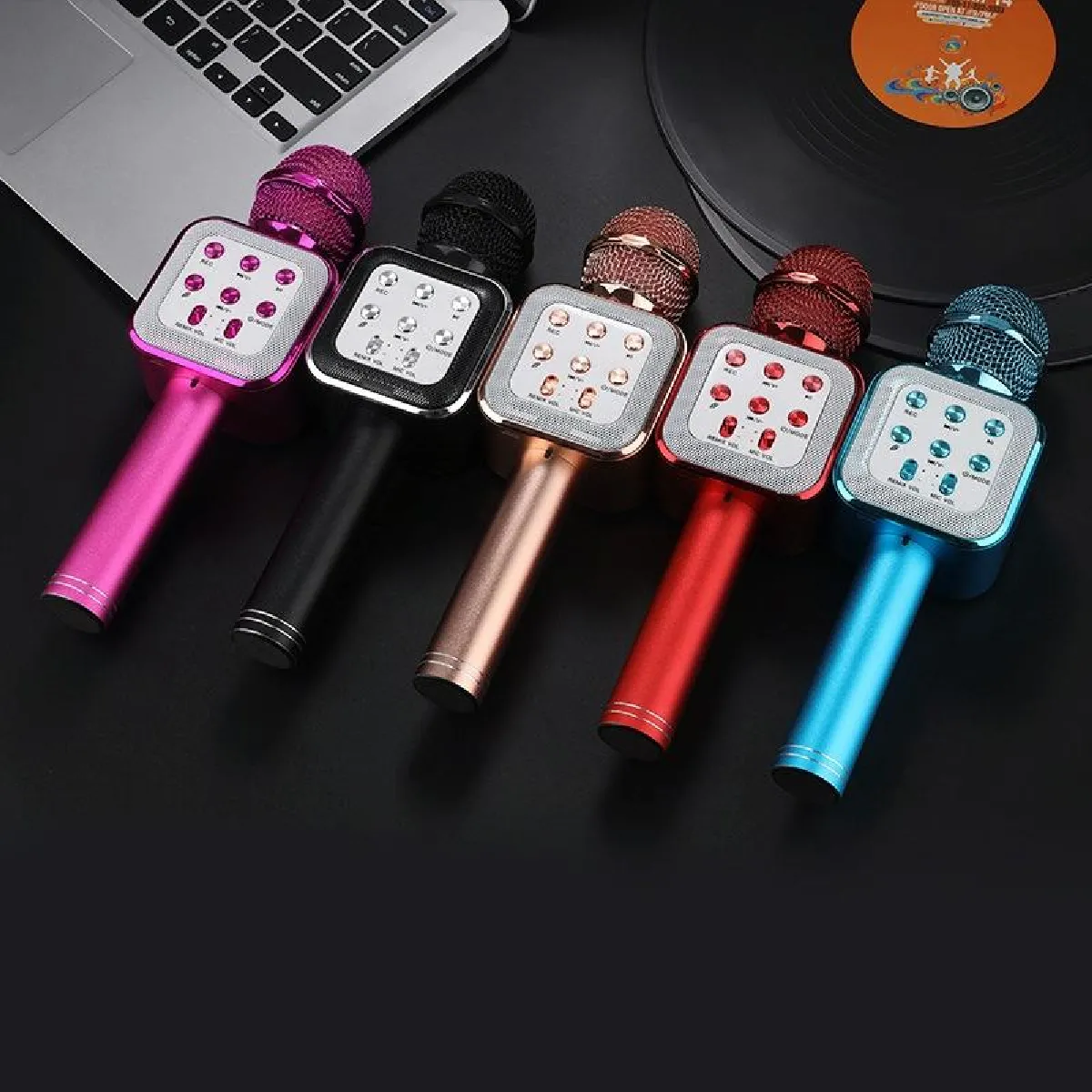 Yonis Microphone Bluetooth LED