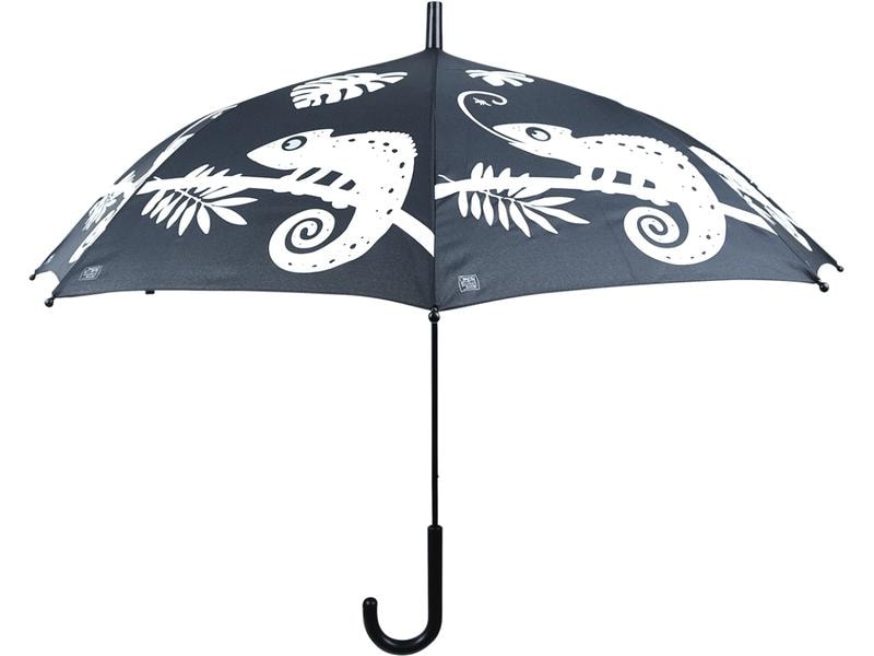 Esschert Design Schirm Chamäleon Mehrfarbig Kinder-Regenschirm mit Farbwechsel