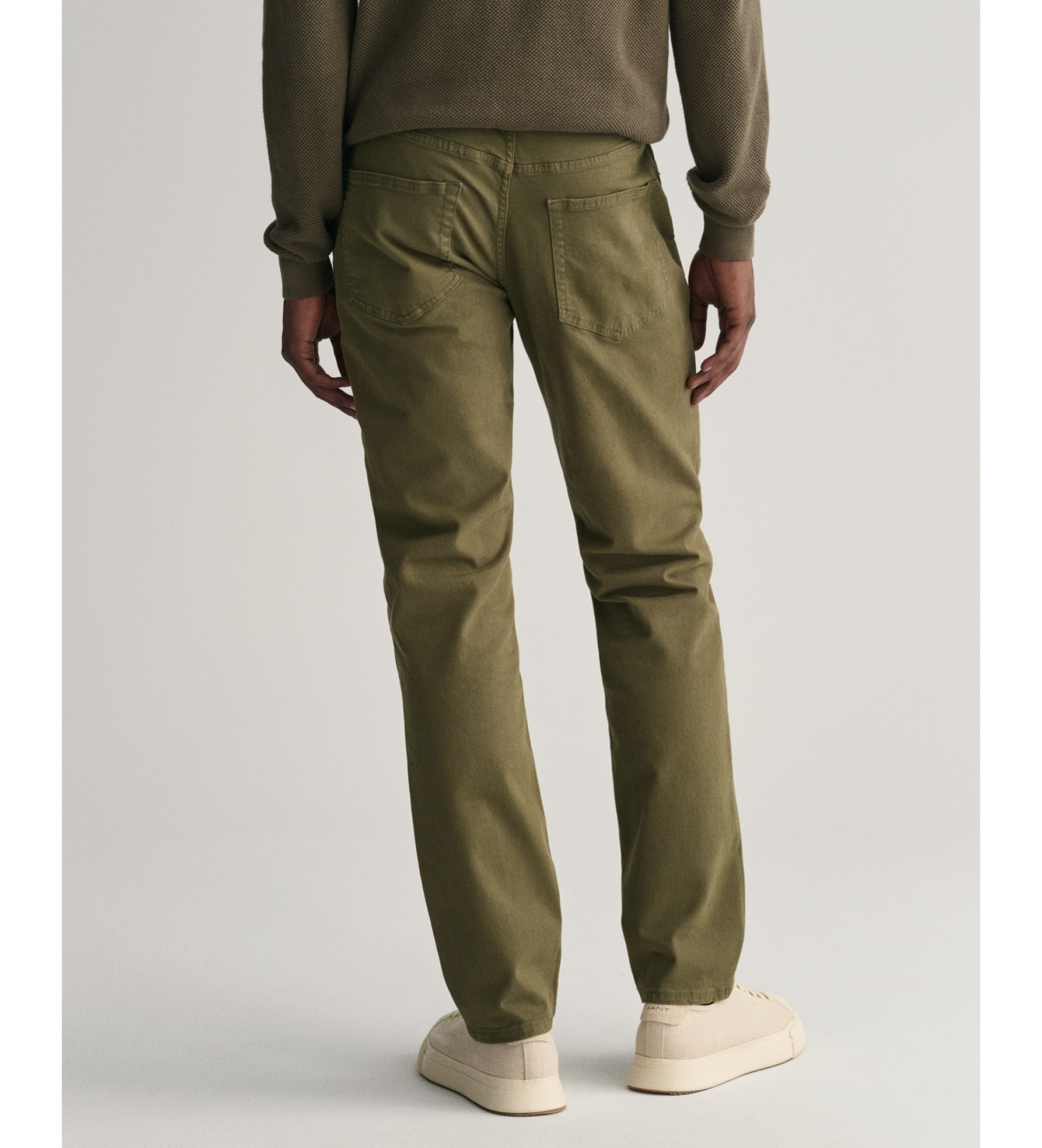 Slim Fit Desert Green Jeans