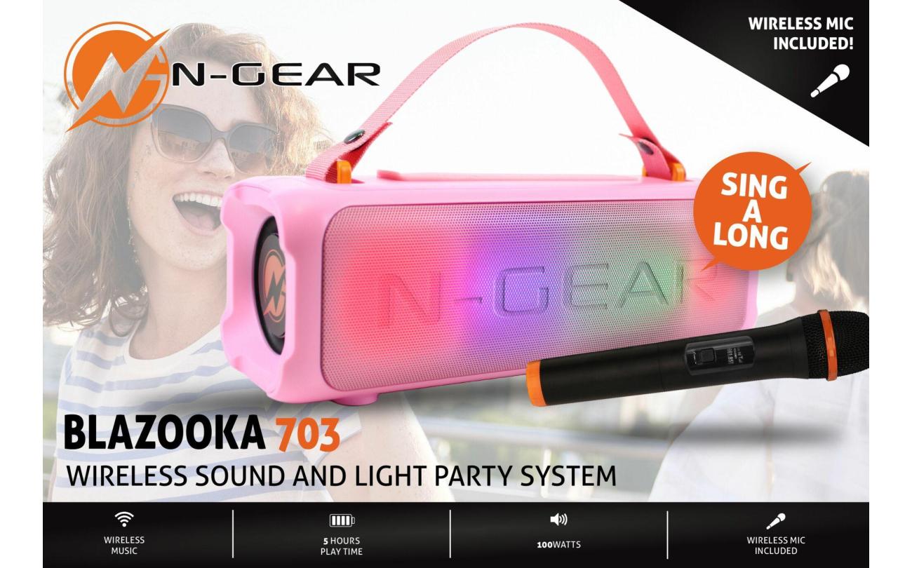 N-Gear Let's Go Party Blazooka 703 Roze