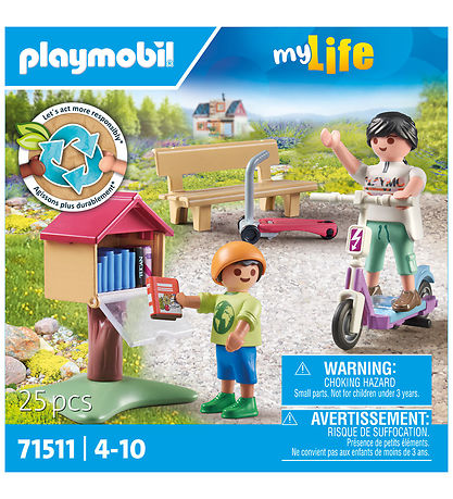 Playmobil My Life - Büchertausch Gefüttert Bücherwürmer - 71511