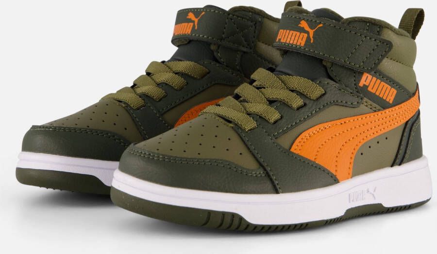 PUMA Rebound V6 Mid WTR AC+ PS Unisex Sneakers Dark Olive-Maple Syrup- Olive