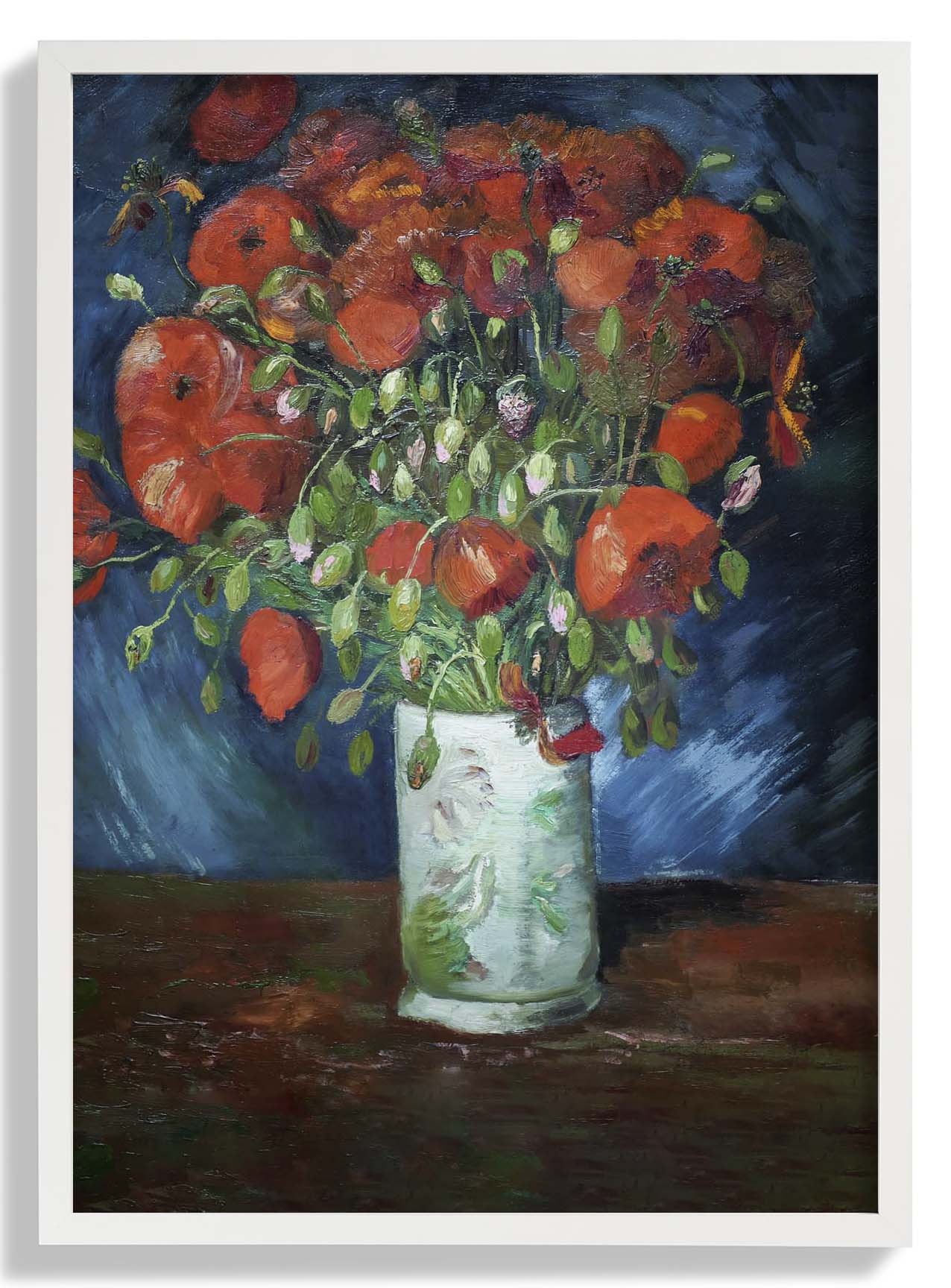 Vase mit Mohnblumen von Van Gogh