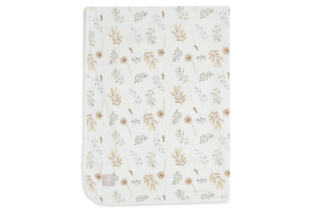 jersey baby wiegdeken 75x100cm Wild Flowers