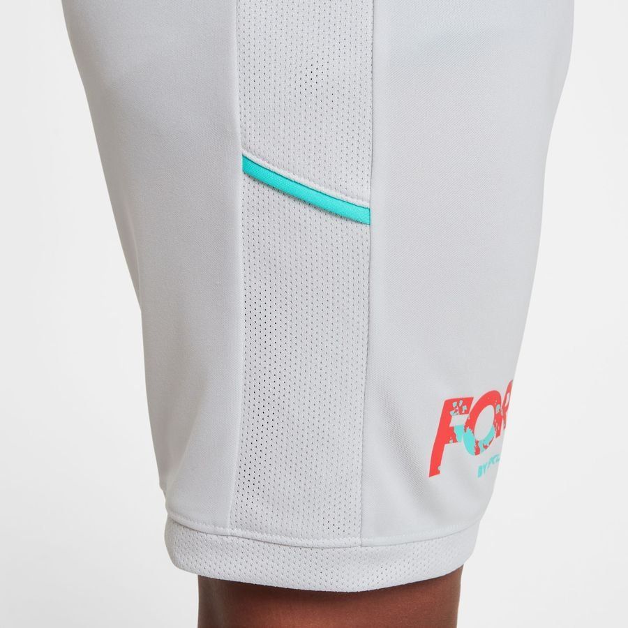 Nike Short d'Entraînement Dri-FIT Academy 25 Erling Haaland Personal Edition - Blanc/Turquoise Enfant