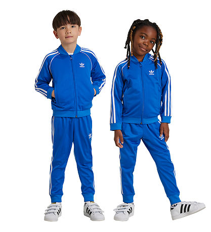 adidas Originals Tr?ningss?t - SST Tracksuit - Blå/Hvid