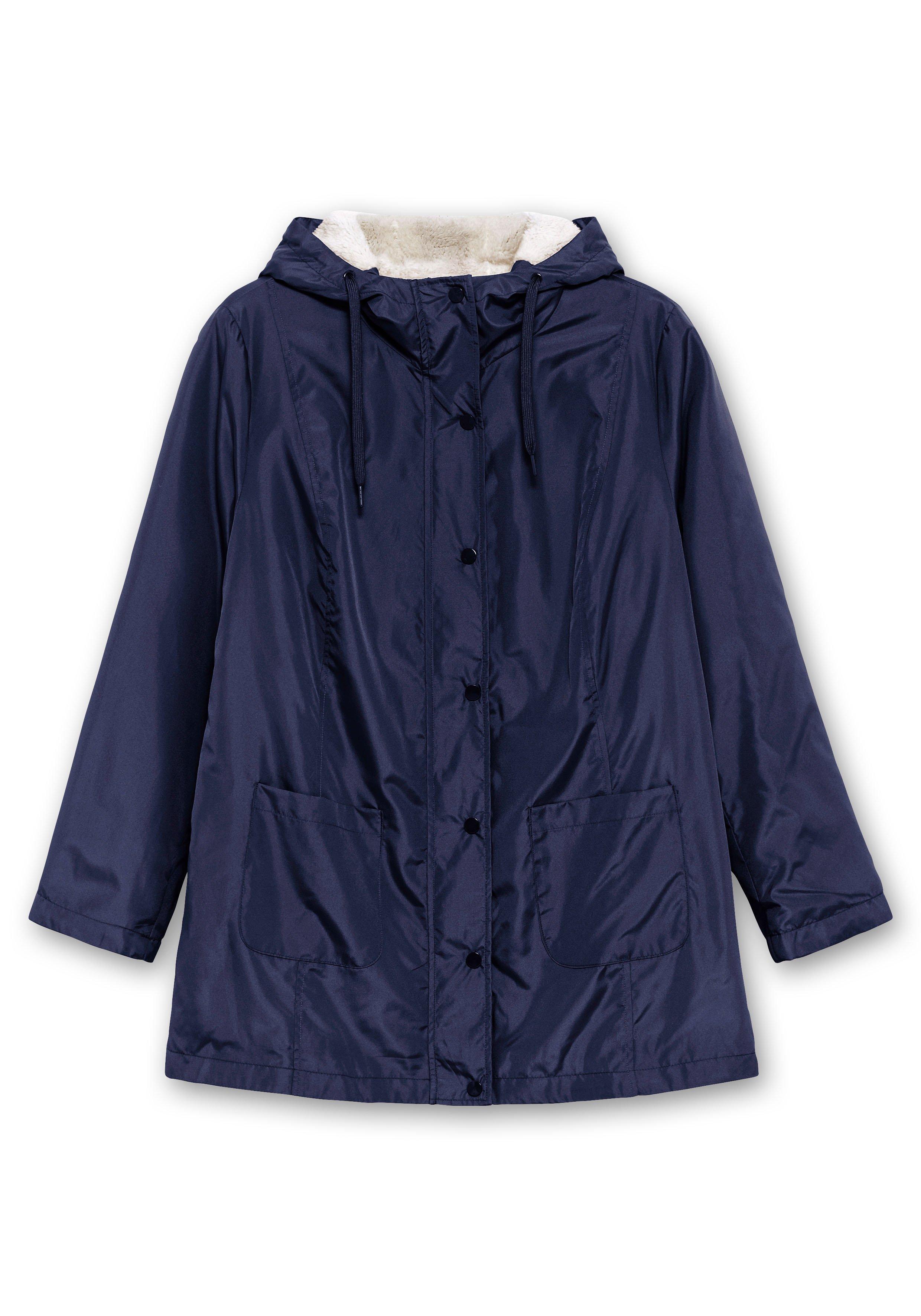 Windjacke mit Futter aus Teddyfleece