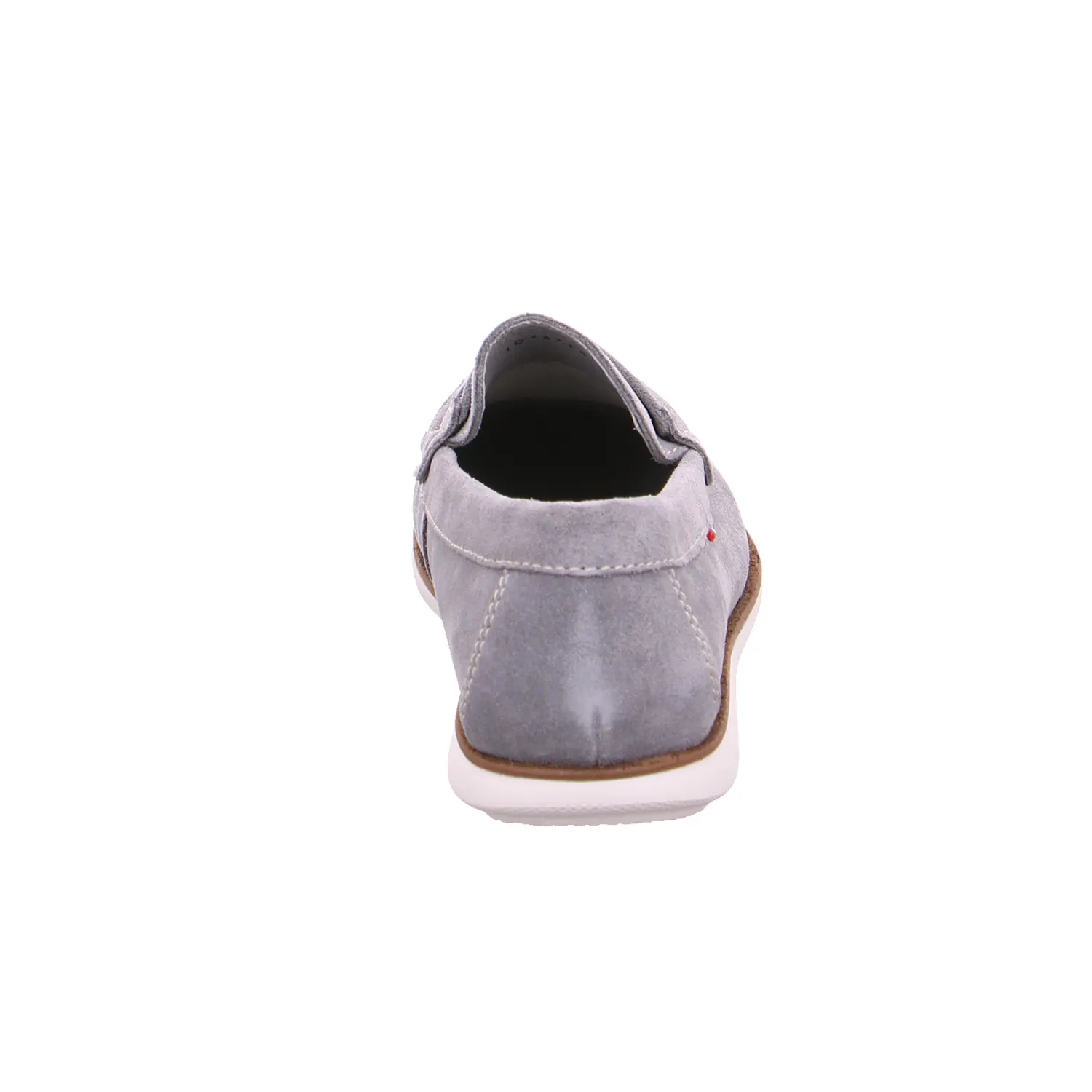 CARRERA PANAMERICANA Halbschuh-Schlüpfer Grau Leder