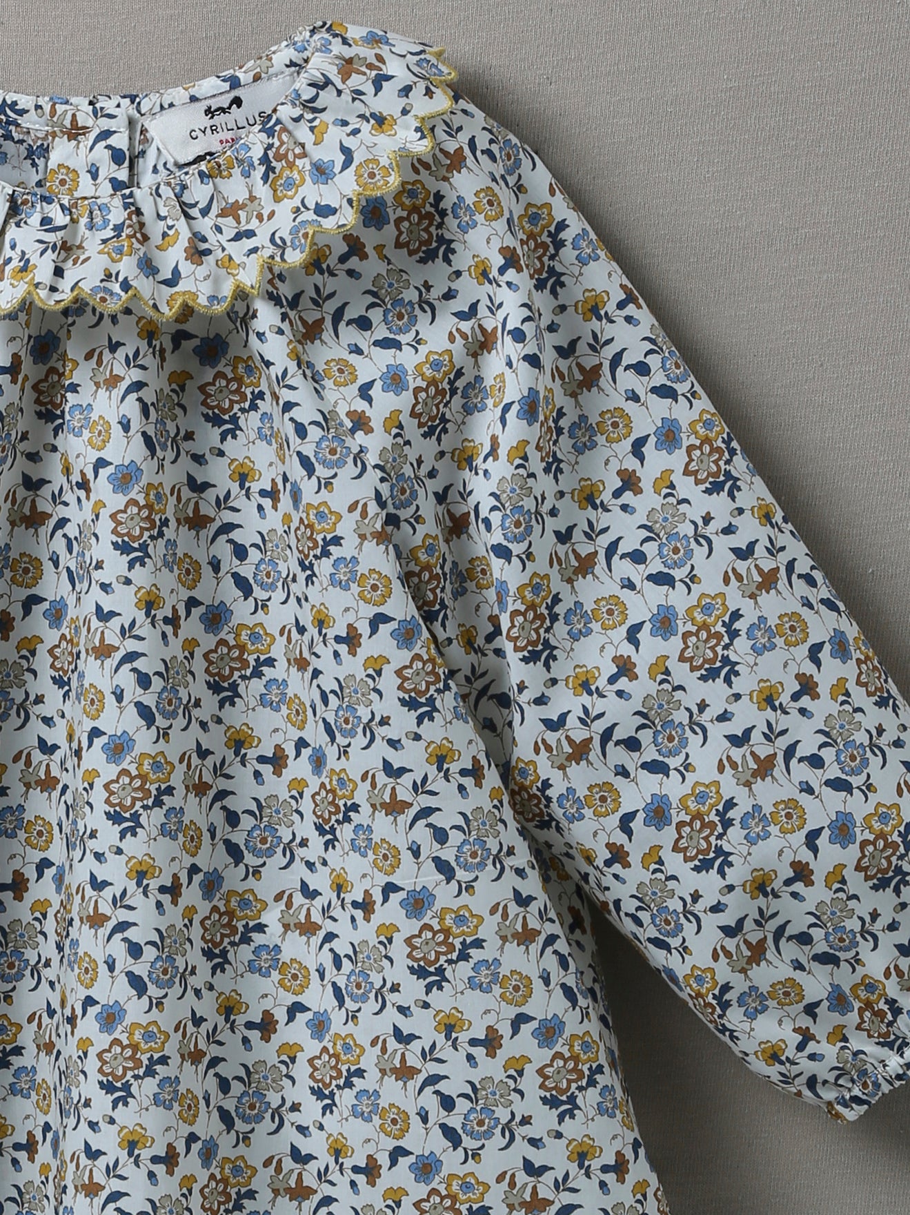 Guimpe Bébé en tissu Liberty Aisha