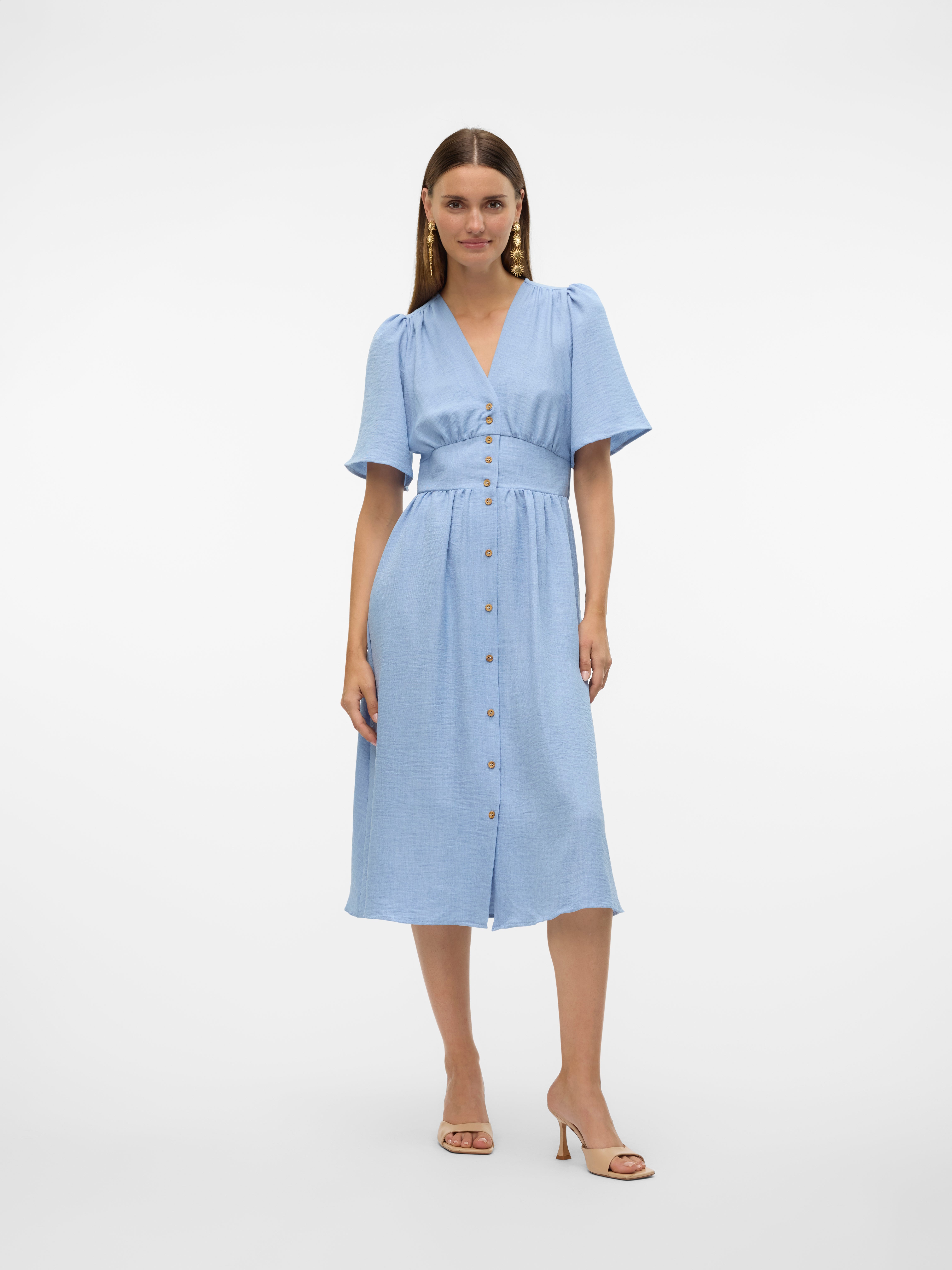 VMMELANEY Midi-jurk