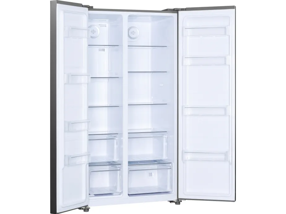 Beko GNO5322XPN, Fritstående, Amerikansk dør, Rustfrit stål, 532 L, SN-T, C