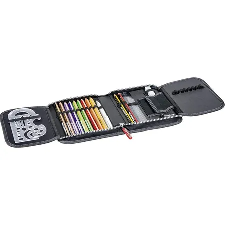 BRUNNEN Schüler-Etui, 2 Klappen, schwarz