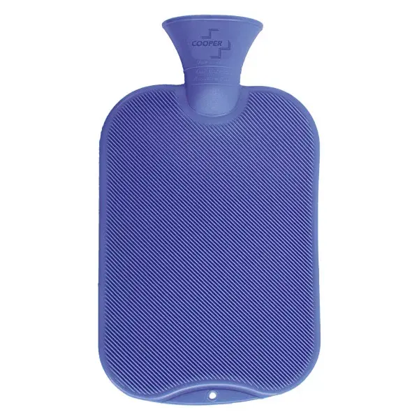 Bolsa de água quente Cooper para adultos, azul, 2 litros