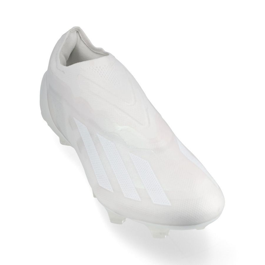 adidas X Crazyfast .1 Laceless FG Pearlized - Blanc