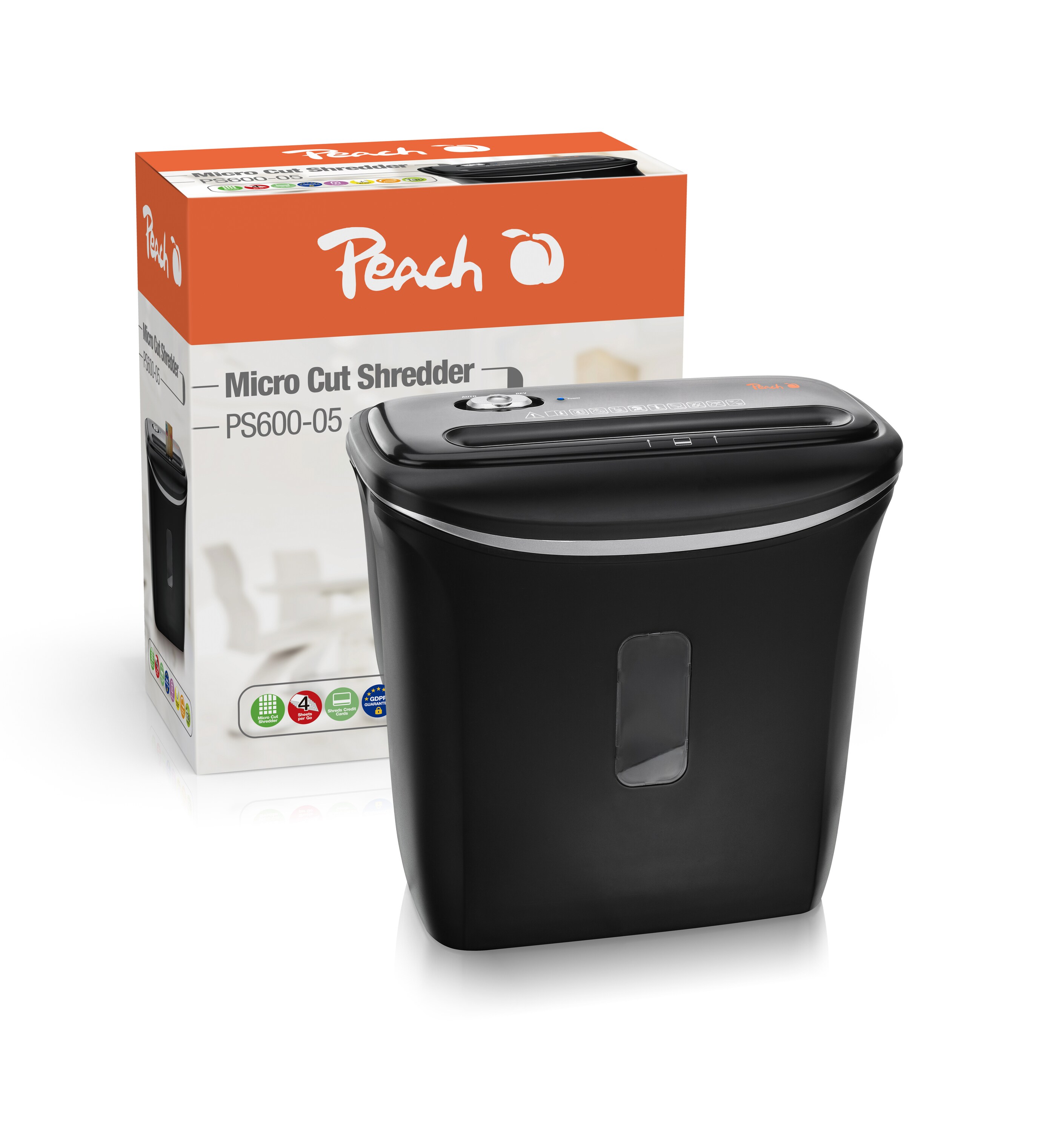 Peach P-5 - 4 Blatt -Aktenvernichter - PS600-05