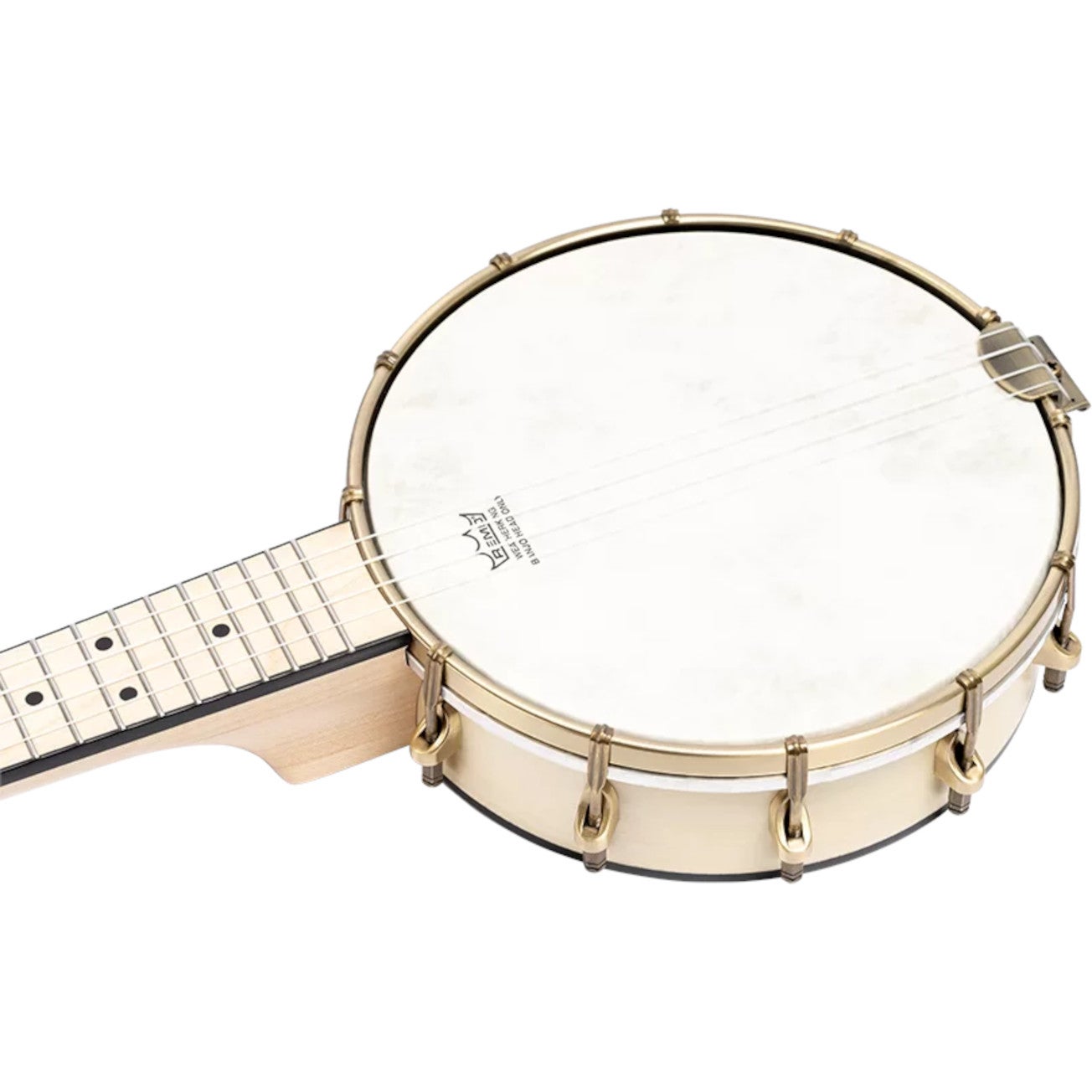 Ortega OUBJE90-MA-L Left-handed Banjolele Natural elektrisch-akoestische linkshandige banjolele