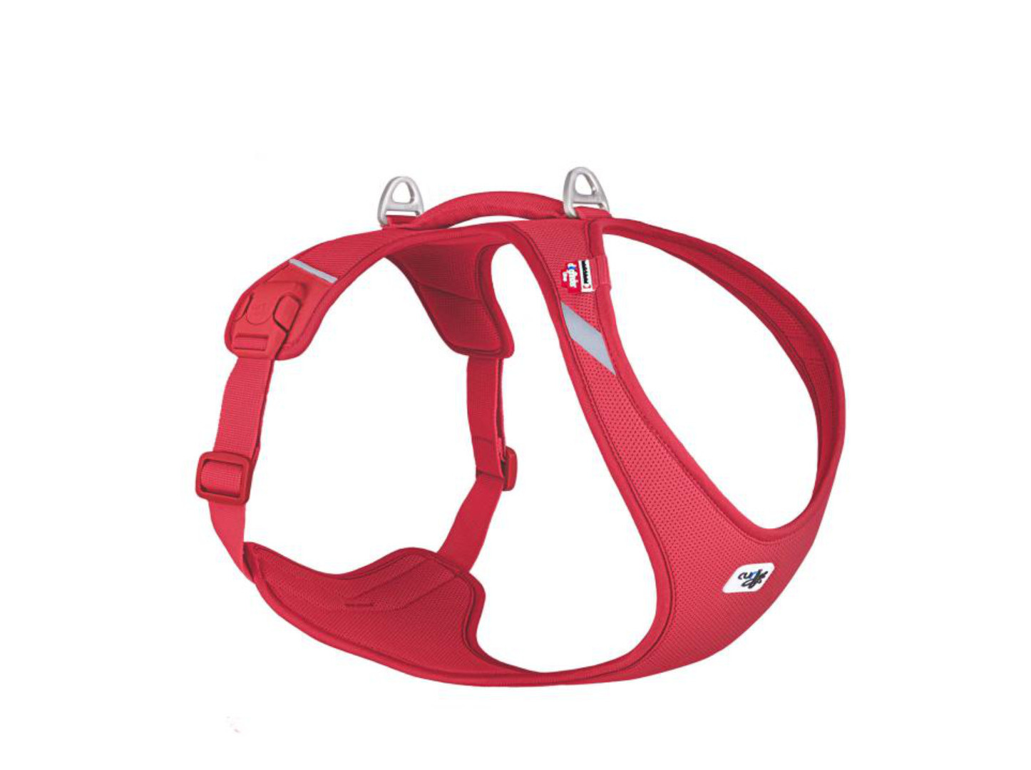 PEITORAL PARA CÃO CURLI NEW BELKA VERMELHO TAMANHO XL