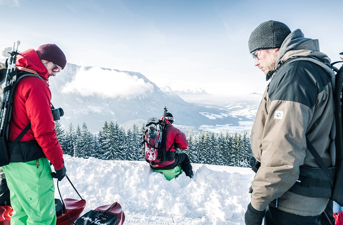 Schneeschuhtour u. Bobfahrt Grünau