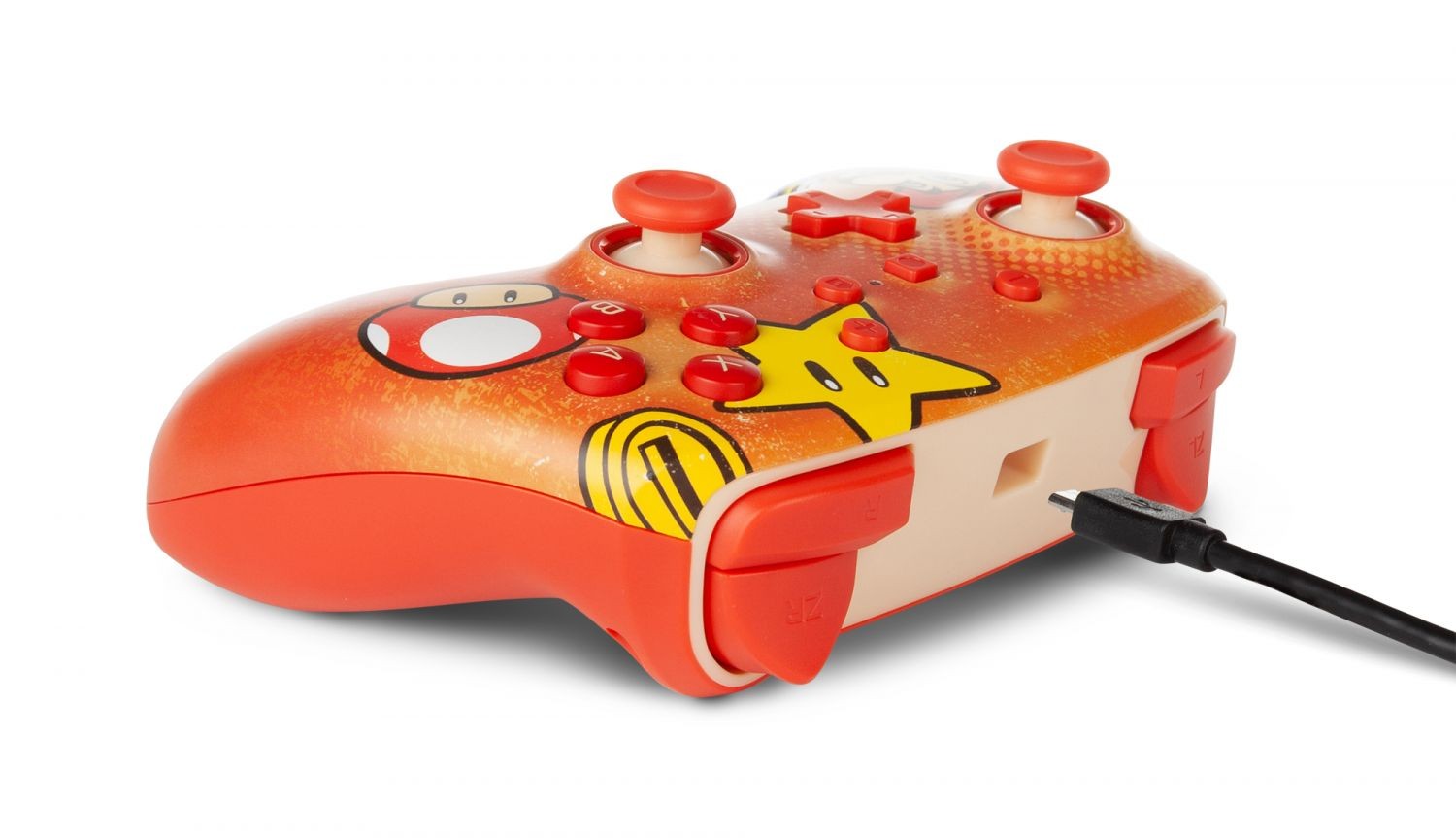 PowerA Nintendo Switch Enh Wired Controller - Mario Vintage