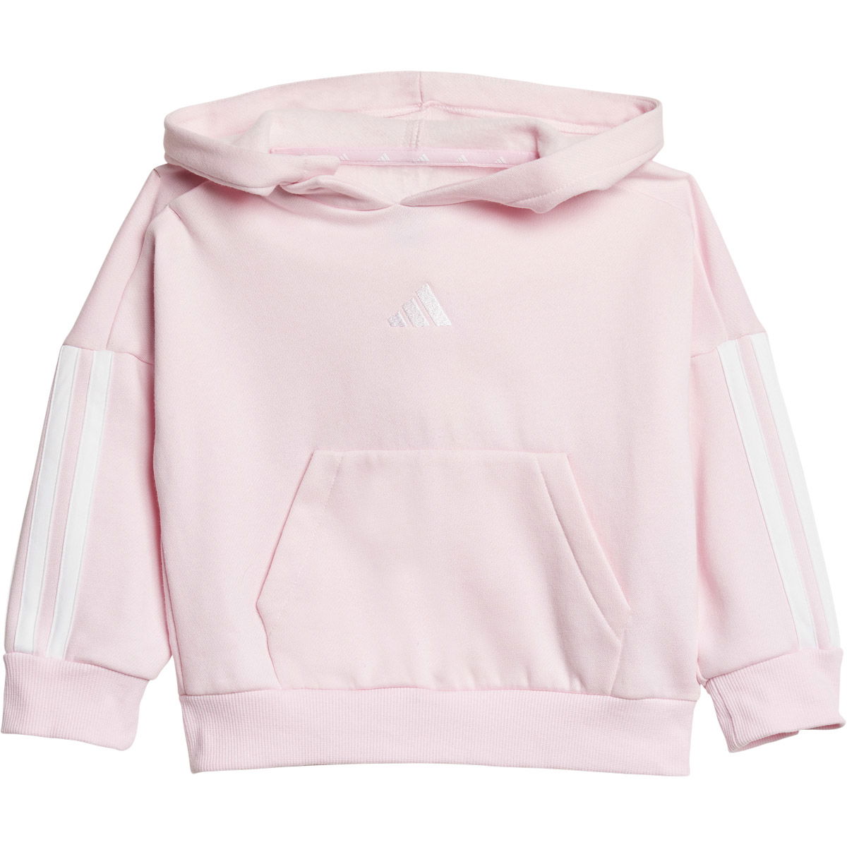 adidas 3-Stripes FL Hood Joggingsæt Børn