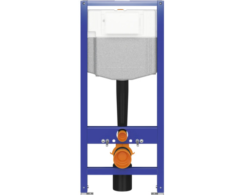 Cersanit City Square wandclosetset, randloos, glanzend wit, met toiletzitting, pneumatisch inbouwreservoir SZWZ1008566282
