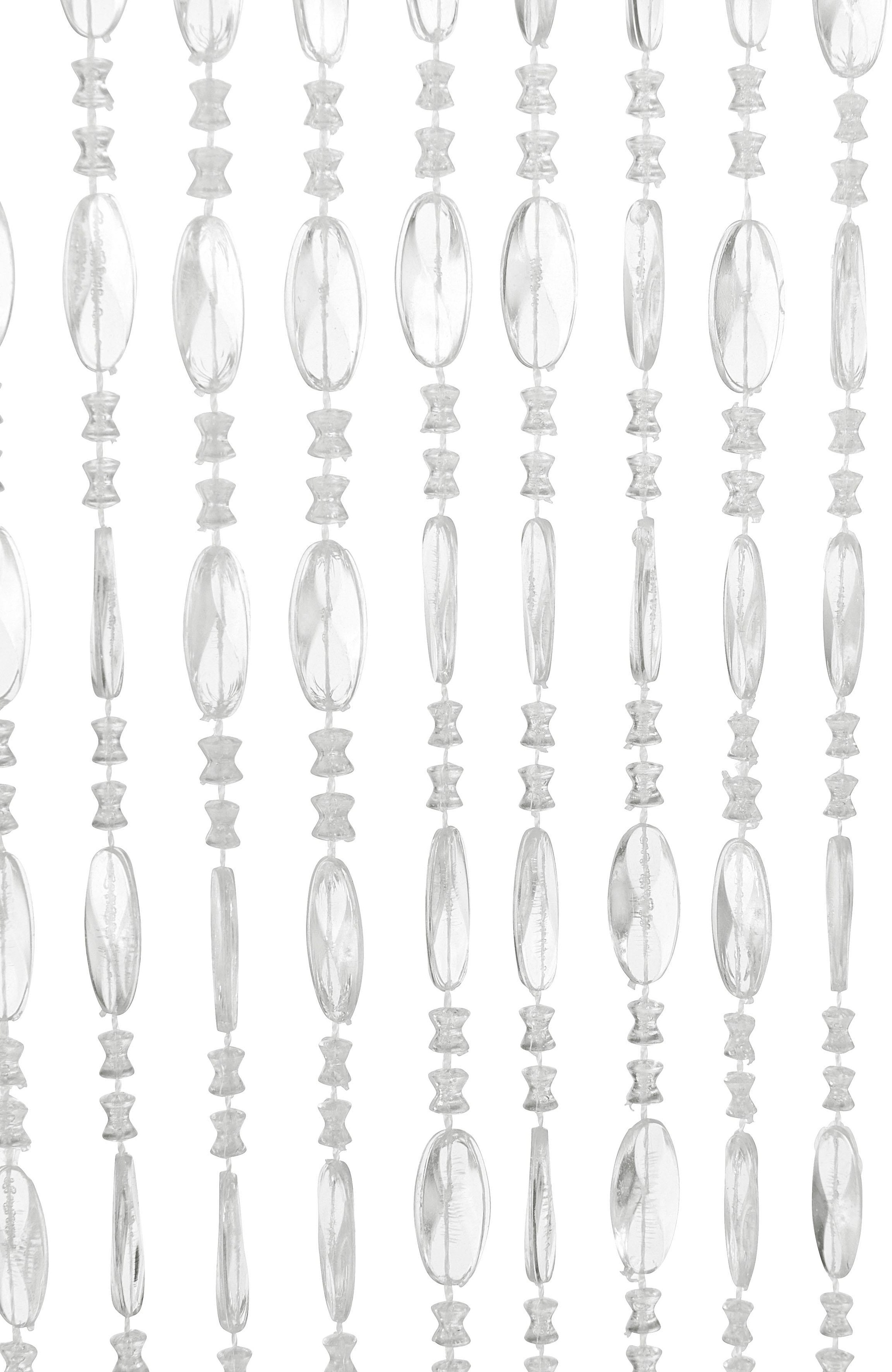 locker Türvorhang »Diamonds« Hakenaufhängung 1 Stk. tlg. Kunststoff klar, 72 Stränge, 90x200 cm