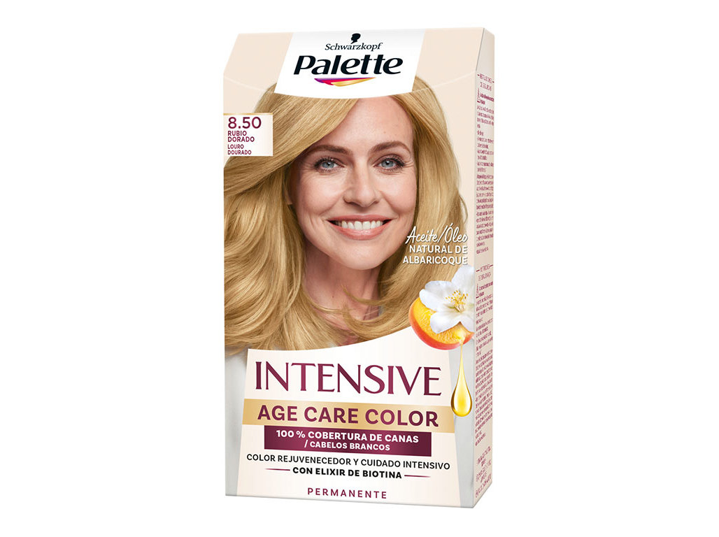 COLORAÇÃO PALETTE AGE CARE 8.50 LOURO DOURADO