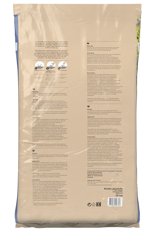 Pokon - Bio tuinmest - 200 m2 - 20 Kilogram