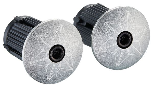 Ruban de Cintre Supacaz Super Sticky Kush Star Fade Bling Noir / Platinium   Bouchons