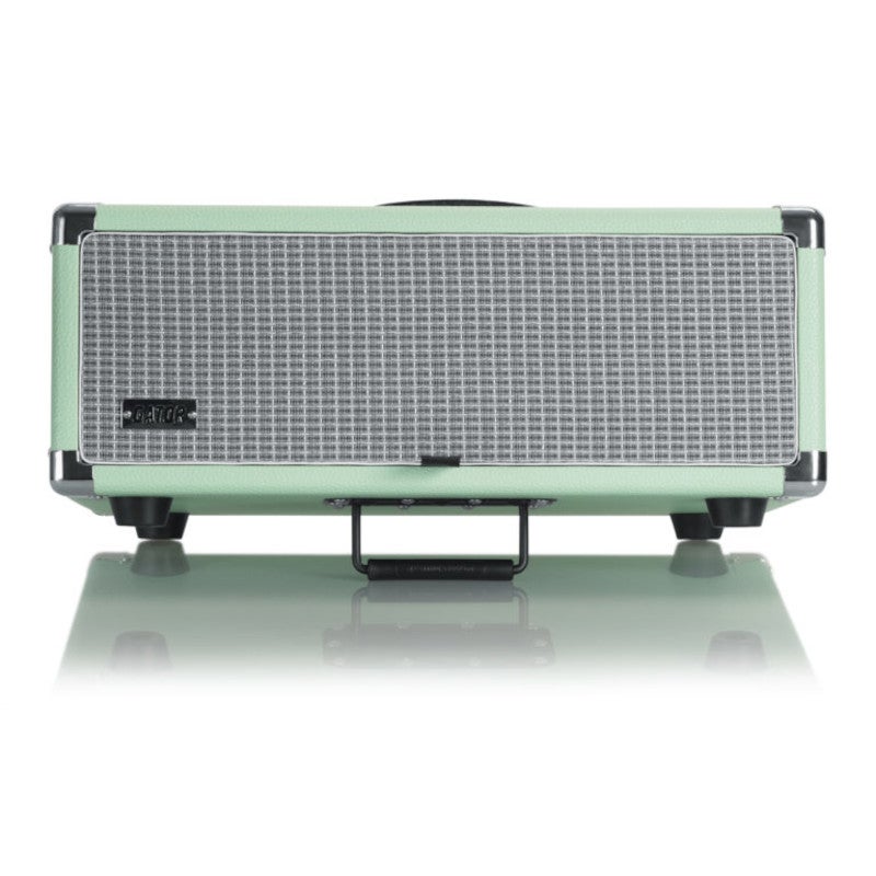 Gator Cases GR-RETRORACK-3SG Retro Rack Vintage Amp Vibe Rack Case 3U Seafoam Green