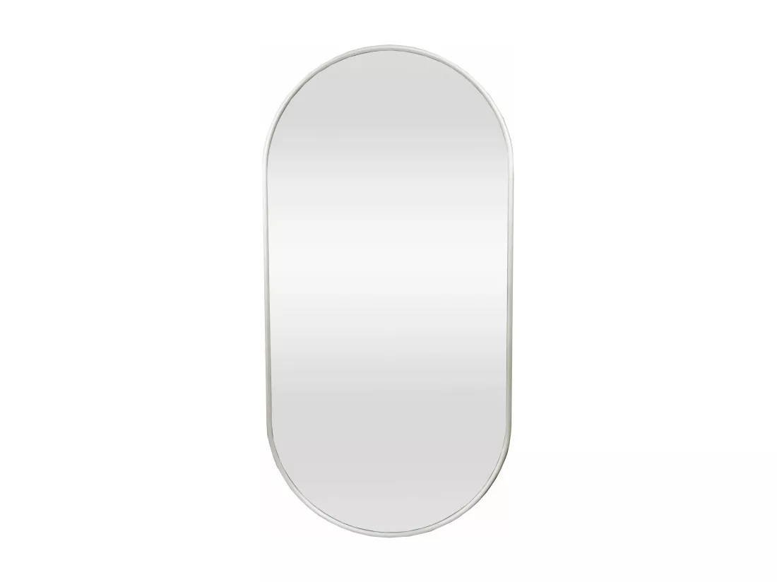 Miroir mural ovale 40 argenté 80 x 2.8 x 40 cm 03_0007953