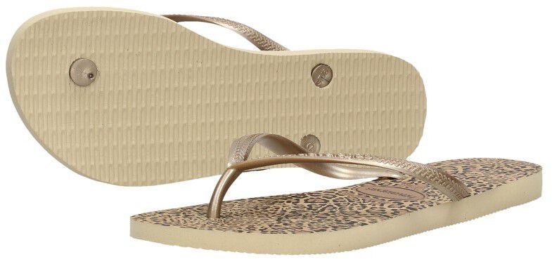 Havaianas Slim Animals goudkleur