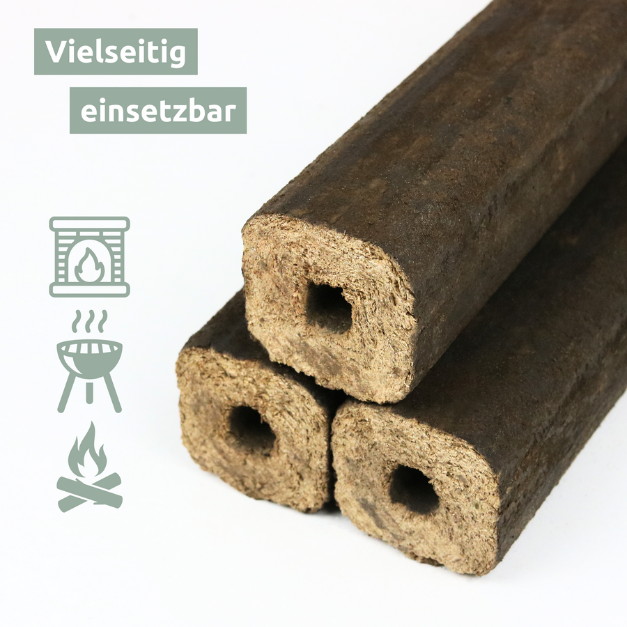 holz4home Pini Kay eiken briketten, 1 pak van 10 kg