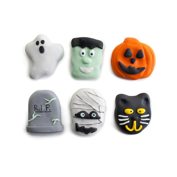 Plaque en acier 12 biscuits halloween Ibili