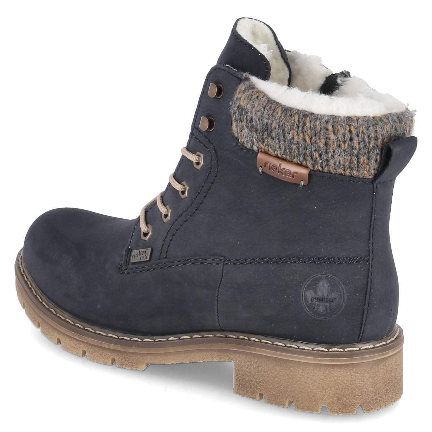 Rieker Winterboots - pazifik/mogano/graphit