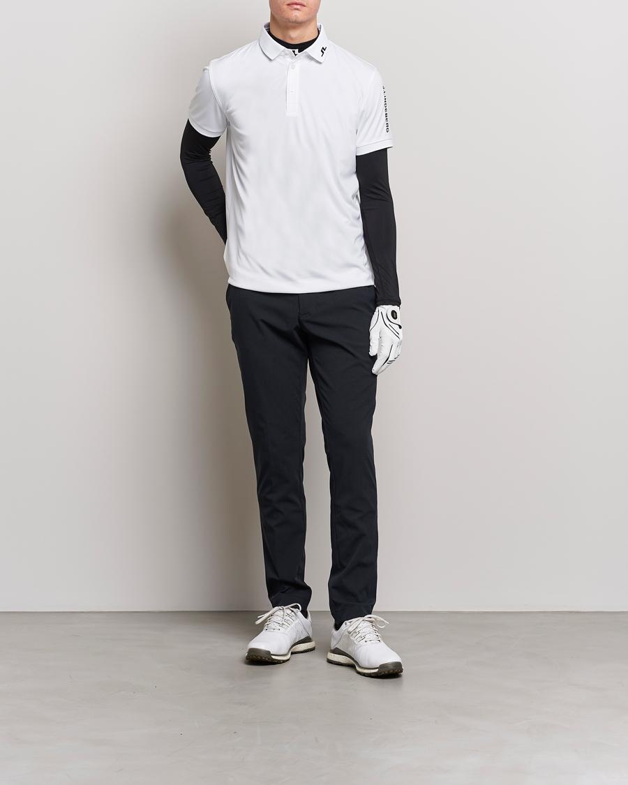 J.Lindeberg Regular Fit Tour Tech Stretch Polo White
