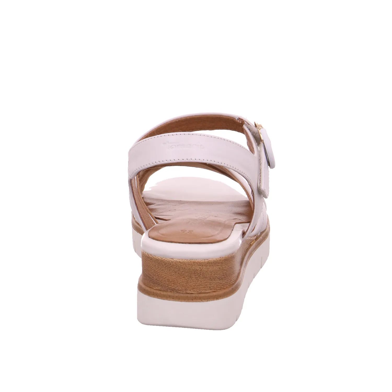 TAMARIS Sandalette Weiss Leder