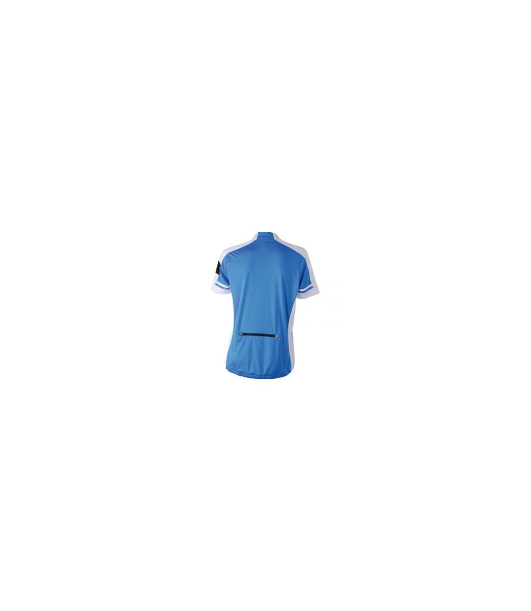 maillot cycliste zippé FEMME JN453 - bleu cobalt