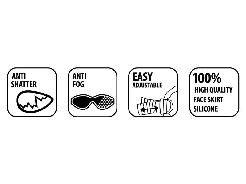 Schildkröt Funsports Junior Schwimmbrille Bali Rot Tauchbrille aus hochwertigem Silikon