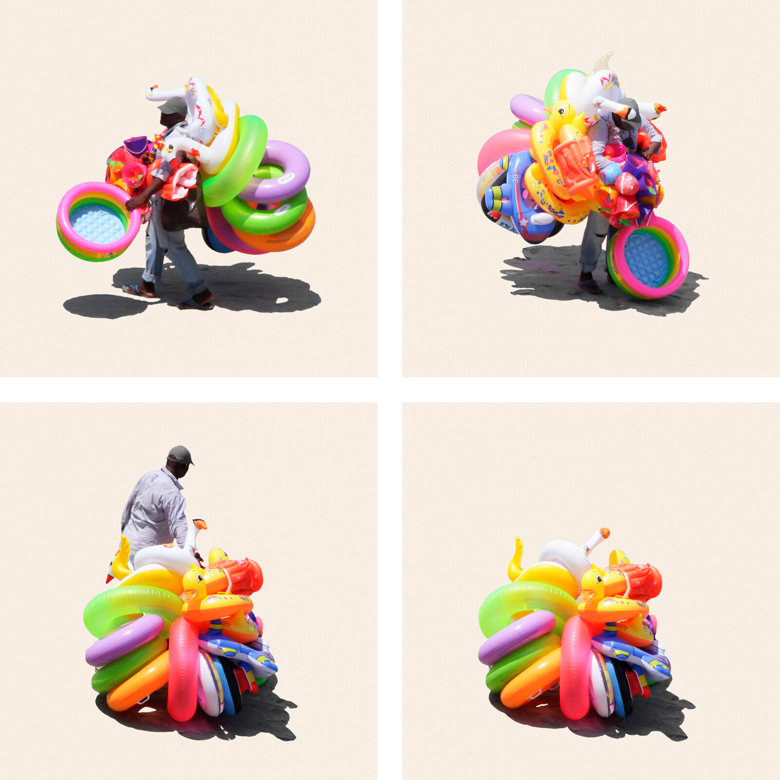 Vendedores ambulantes II by Felipe Bedoya - Limited Edition. Edition of: 100. Signed.