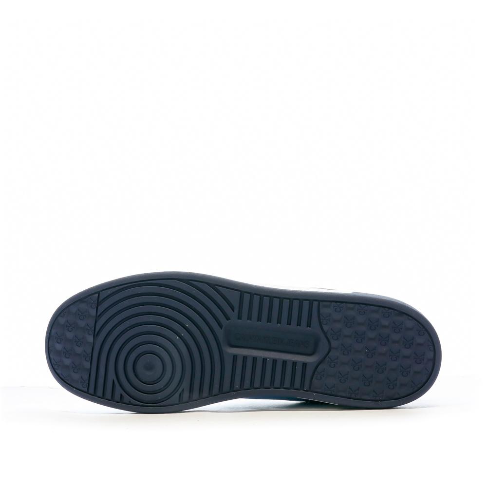 Calvin Klein Jeans Baskets Bleu/Grise Homme Calvin Klein Jeans Cupsole Low