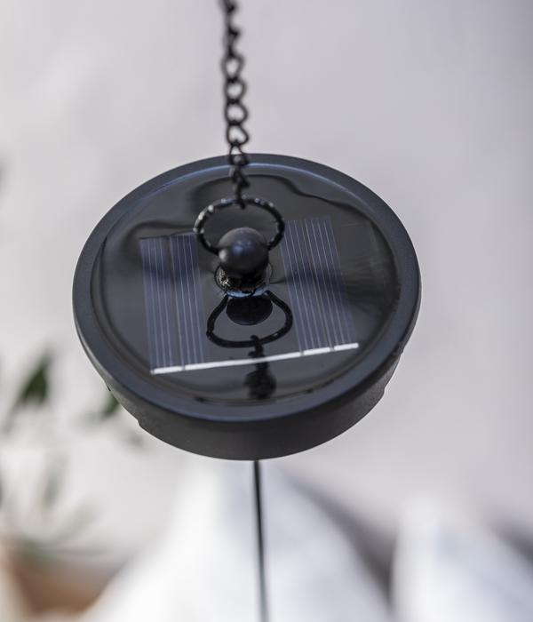 Dehner Solar-Hängelampe Enna, ca. Ø23/H73 cm