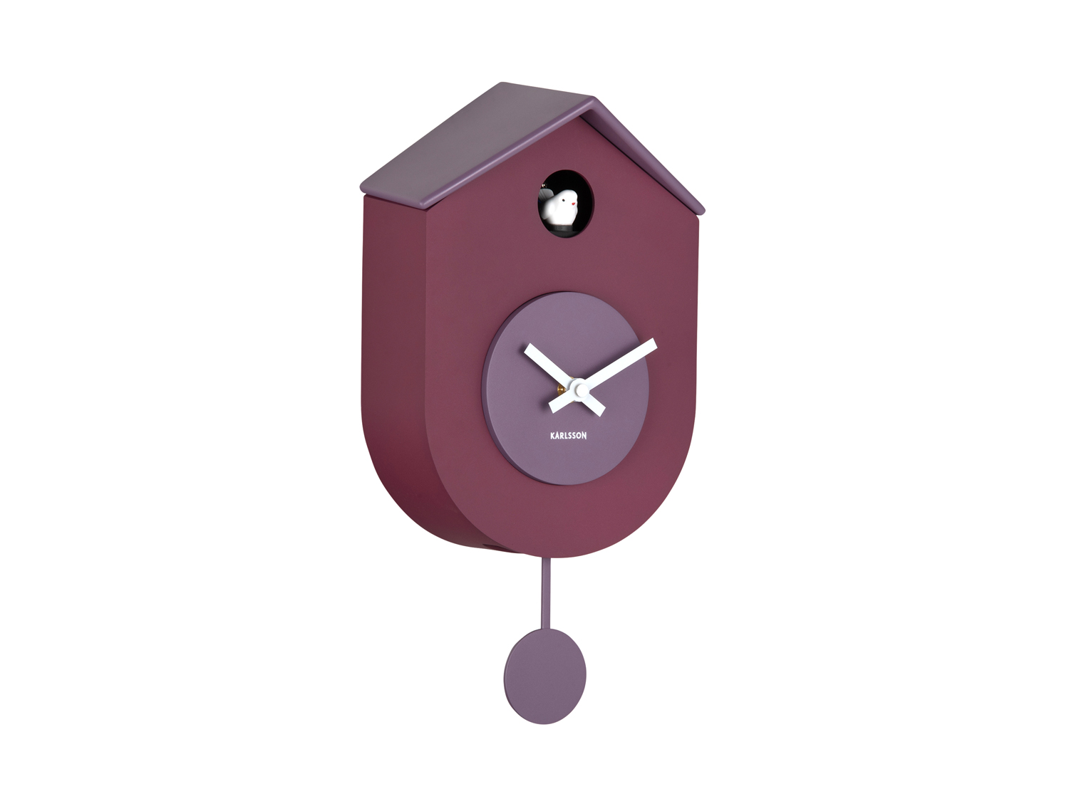Wandklok Grato Cuckoo - Paars