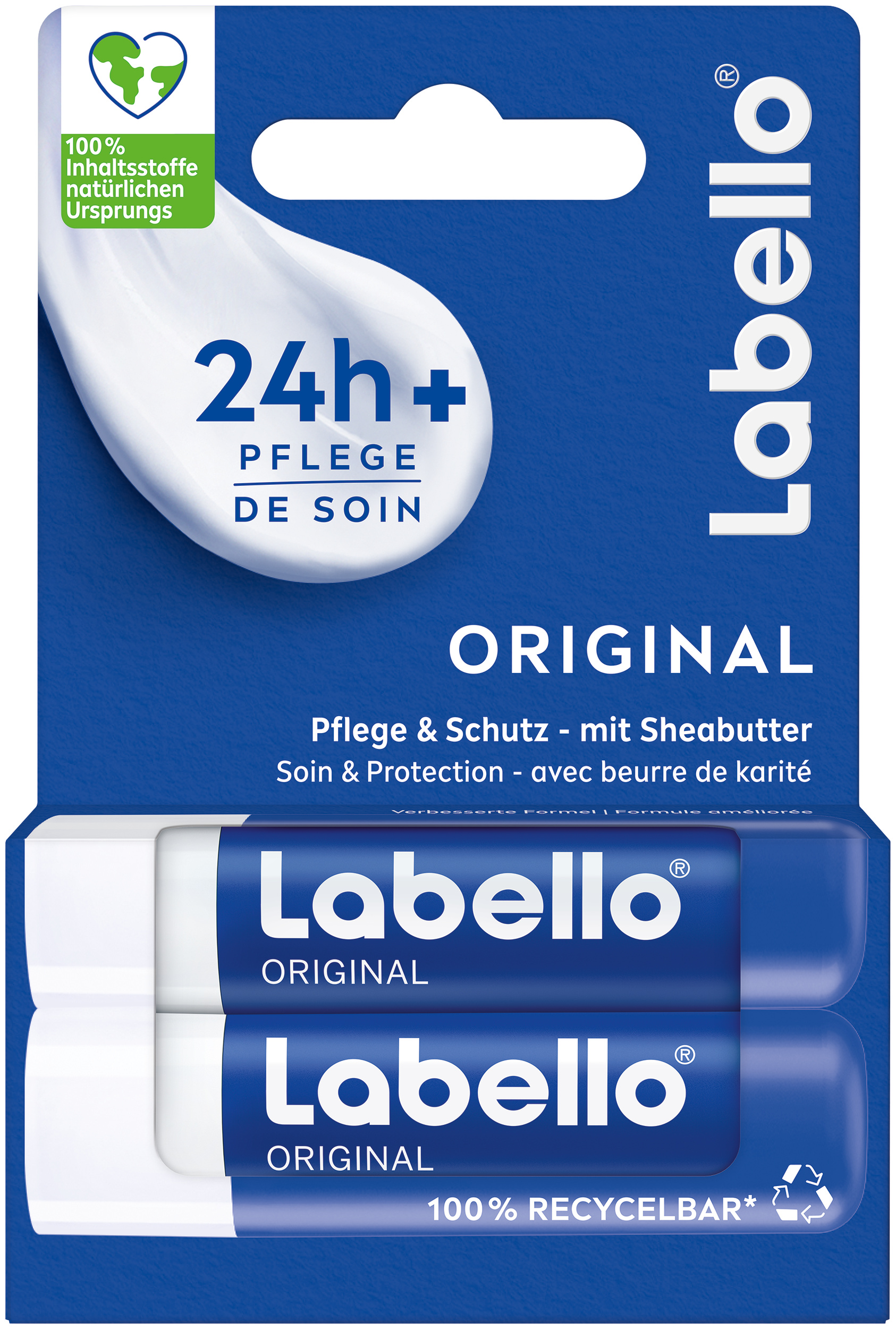 Labello Original<br>2 × 4.8 g, Stick, DUO