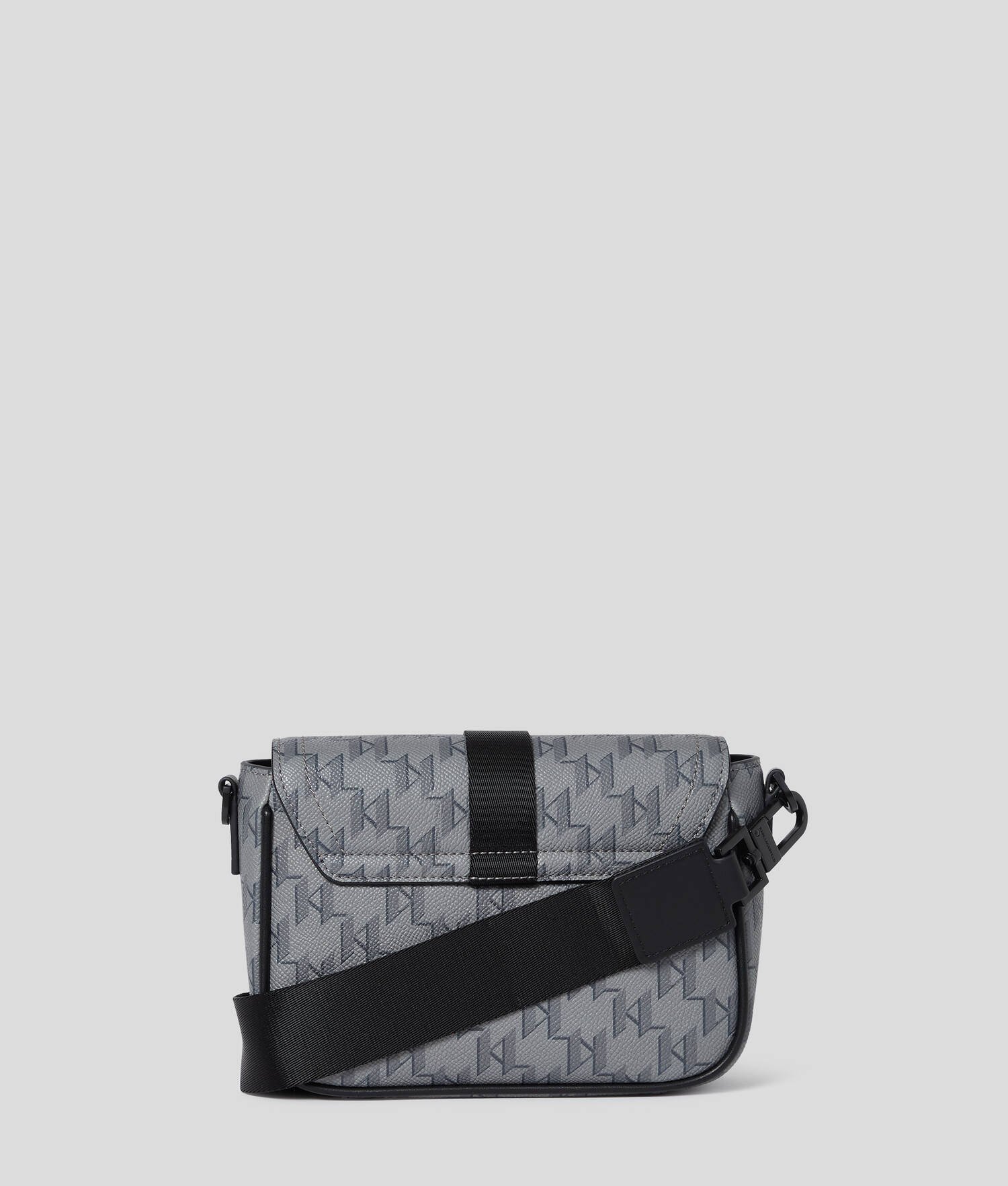 SAC BANDOULIÈRE KL MONOGRAM - Monogramme Asphalte