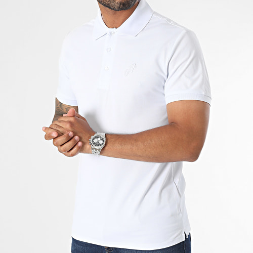 Polo Manches Courtes Blanc