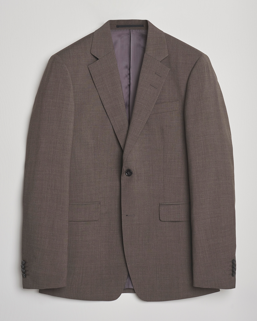 Tiger of Sweden Justin Wool Suit Blazer Mud