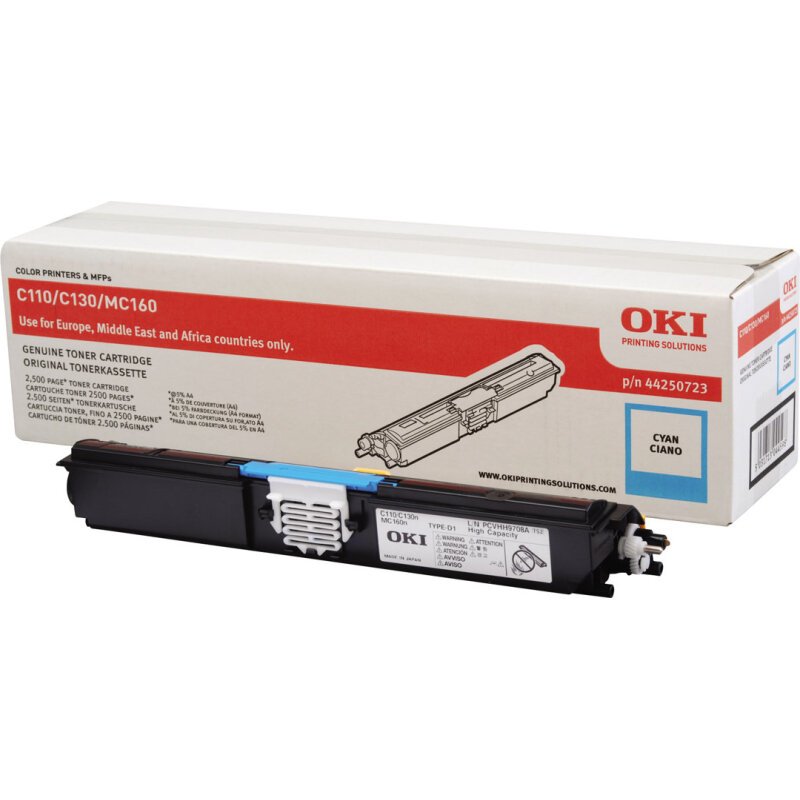 OKI 44250723 Cartouche de toner 1 pièce(s) Original Cyan