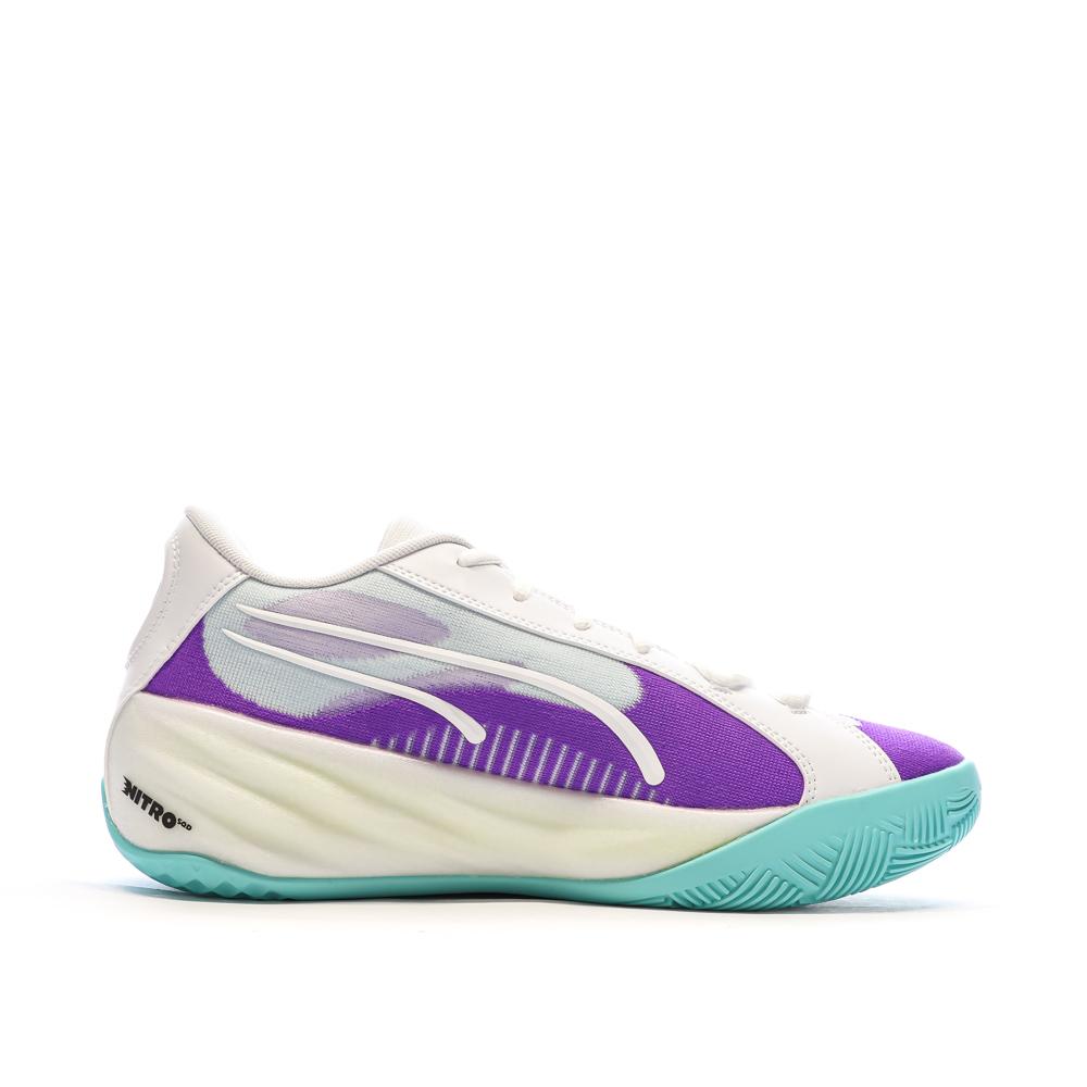 Puma Chaussures de basket Bleu/Violette Homme Puma All Pro Nitro